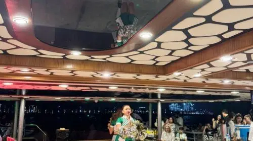 3-hour Dubai Lotus Yacht Night Cruise + Dinner + Unlimited Drinks & Food + Entertainment Activity + Scenic Views (Optional Alcoholic Beverages/VIP Seating) Transport Passes in Dubai - Photo 5