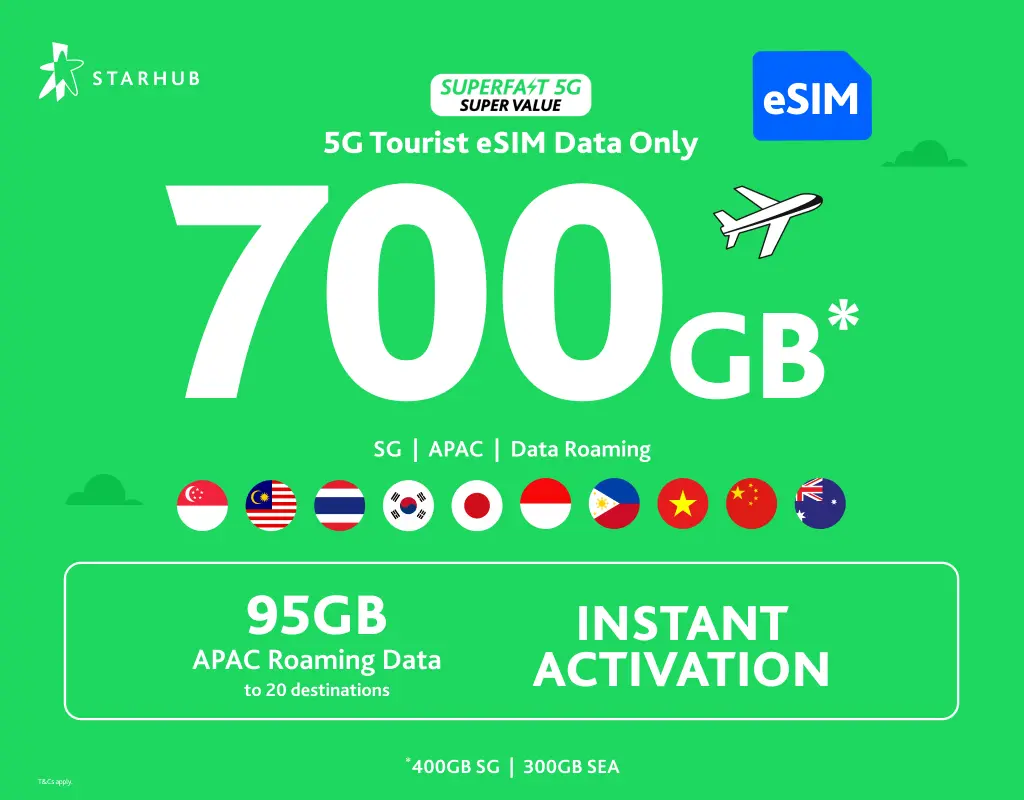 Starhub Unlimited 4G/5G+ Singapore eSIM / SIM - Option with EZ-Link Transport Card (SG Airport Pickup) in Singapore - Photo 21