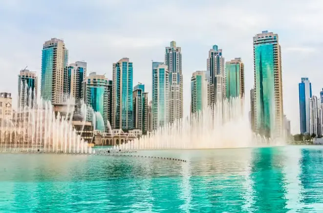 Burj Khalifa Lake Ride and Fountain Show in Abu Dhabi