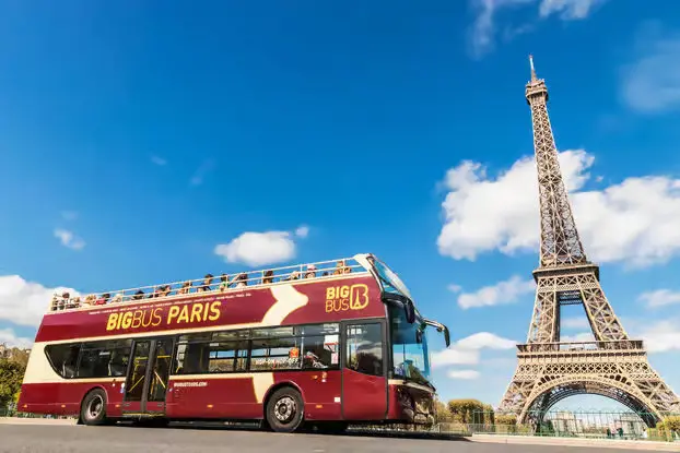 Big Bus Hop-On Hop-Off Tour with Optional Cruise in Paris
