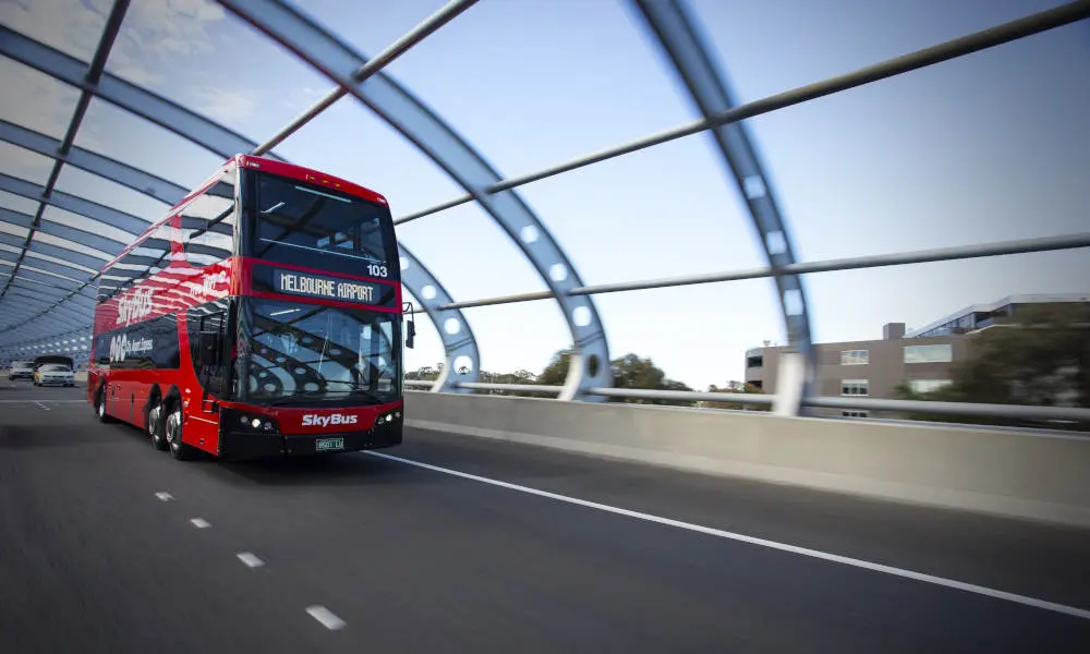 SkyBus Tullamarine Airport to Melbourne City in Melbourne