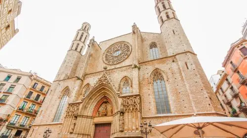 Basilica of Santa Maria del Mar in Barcelona