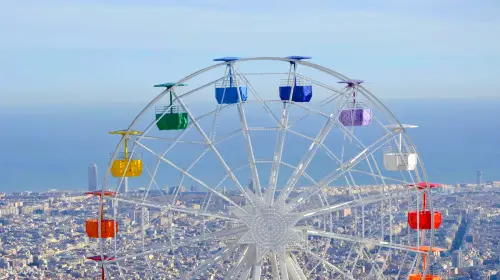 Tibidabo Amusement Park in Barcelona