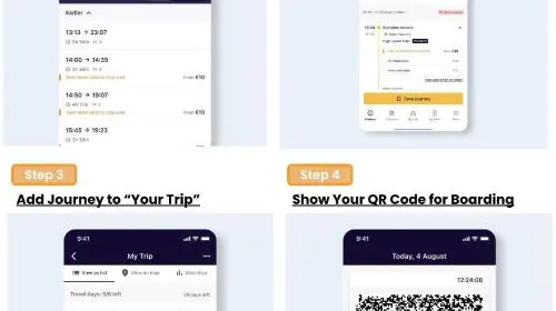 Eurail Spain pass in Barcelona