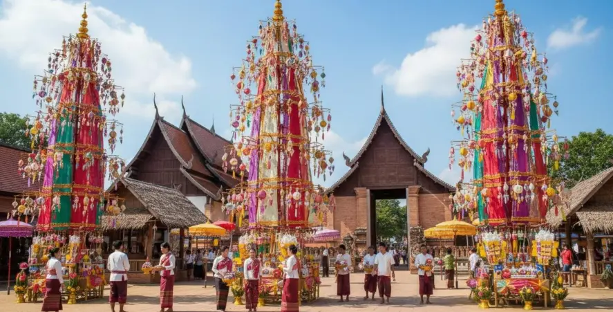 Lanna Lantern Festival (LLF) 2026 at Lanna Cultural Village in Chiang Mai
