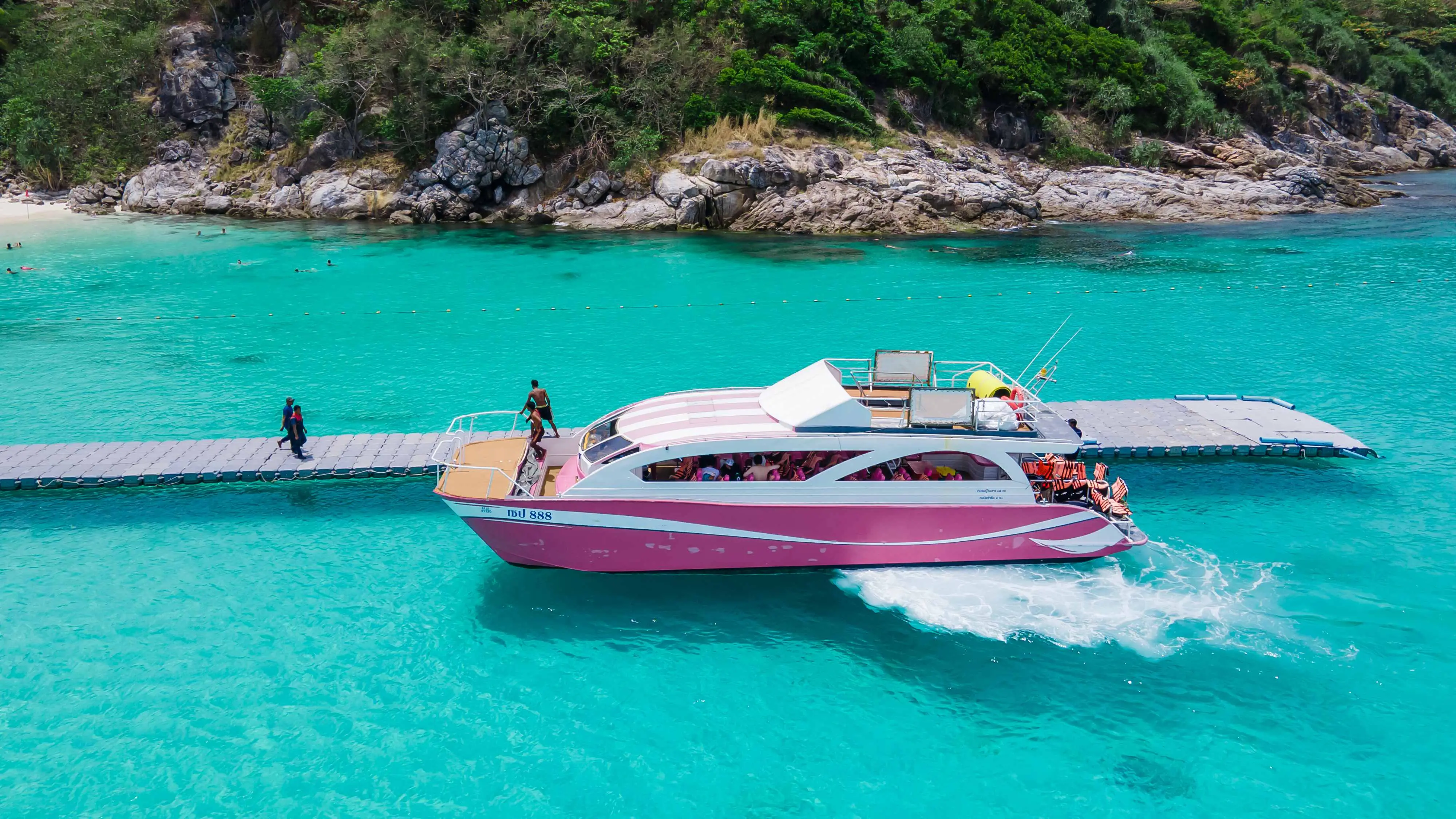 Day Trip Racha Island + Coral Island By Catamaran (皇帝岛+珊瑚岛一日游 - Barbie 粉色芭比号) Day Trip Racha Island + Coral Island By Catamaran (皇帝岛+珊瑚岛一日游 - Barbie 粉色芭比号) in Phuket - Photo 3
