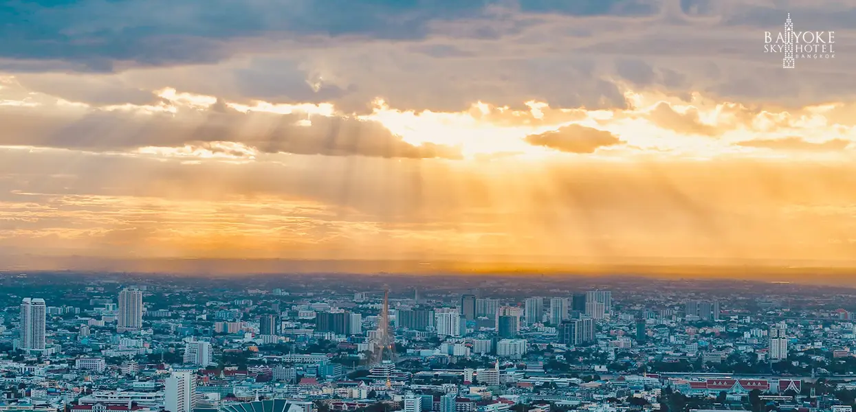 Baiyoke Sky Hotel Observation Deck in Bangkok