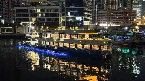 [Abu Dhabi] ROSE ROYALE Abu Dhabi Luxury Mega Yacht Buffet with Multiple Package Options - Soft Drinks/Alcohol/VIP Area Available Transport Passes in Dubai