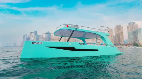 Dubai Yacht: 40ft Jump Party Boat Private Yacht Tour Transport Passes Dubai Yacht: 40ft Jump Party Boat Private Yacht Tour Transport Passes in Dubai - Photo 5