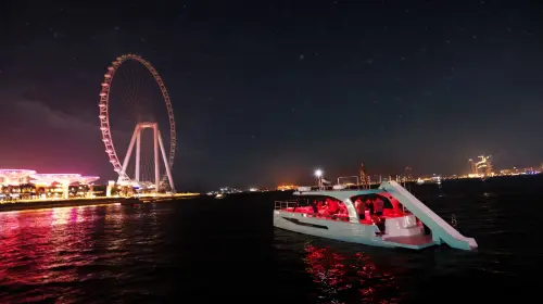 Dubai Yacht: 40ft Jump Party Boat Private Yacht Tour Transport Passes Dubai Yacht: 40ft Jump Party Boat Private Yacht Tour Transport Passes in Dubai - Photo 3